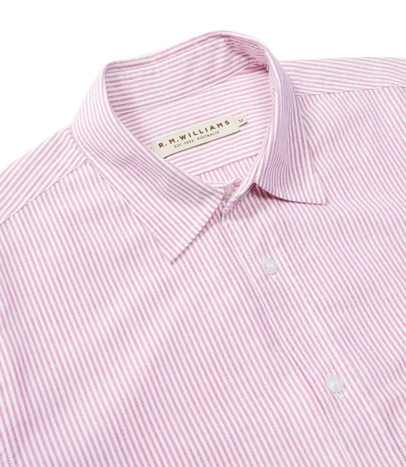 RM Williams Regular Shirt Red White-4